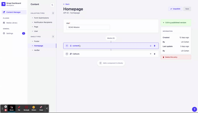 Path to homepage step 1
