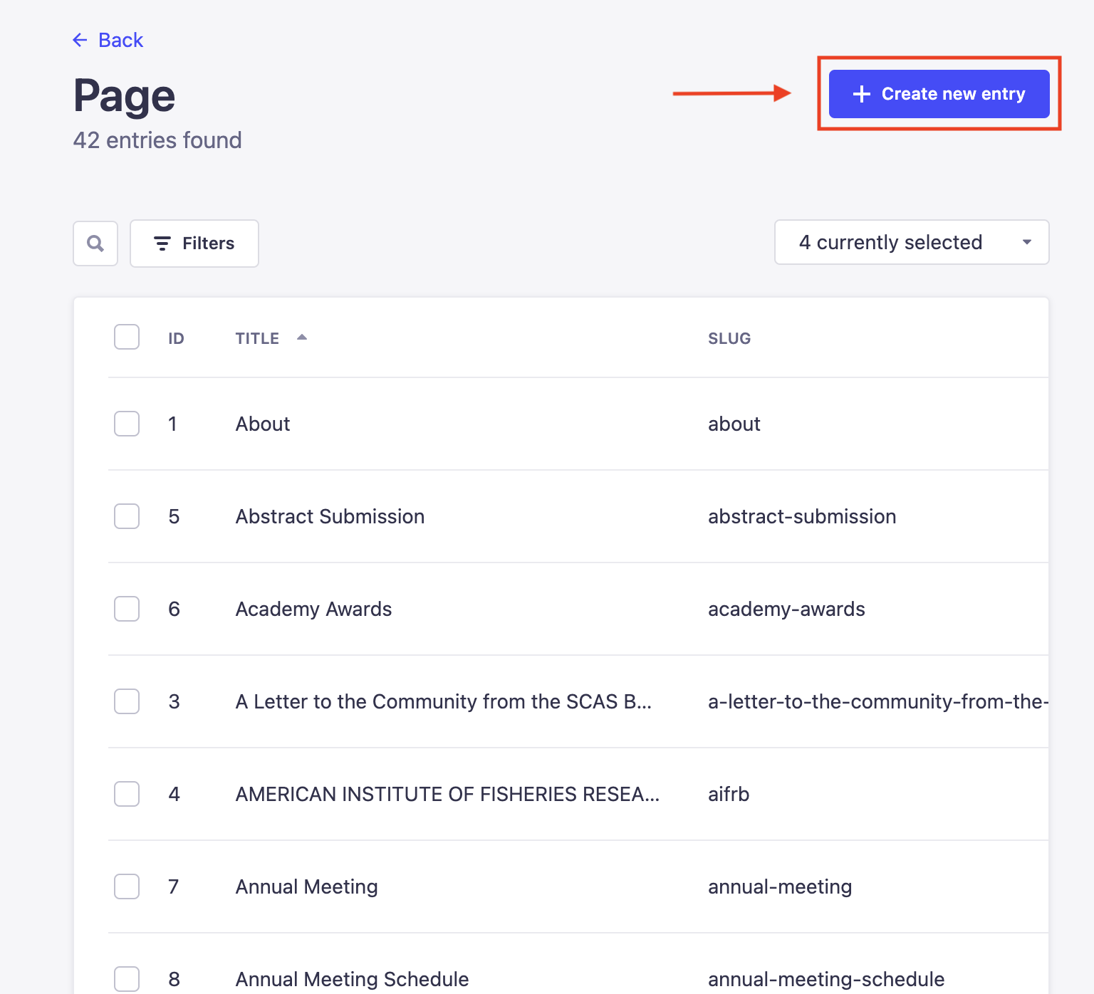 Path to page step 3