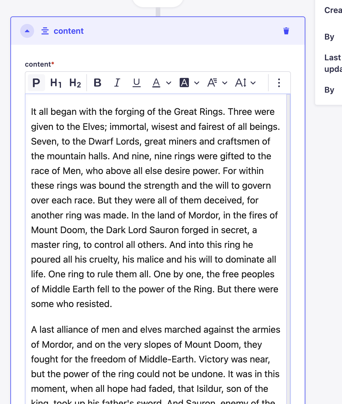 Path to page step 7